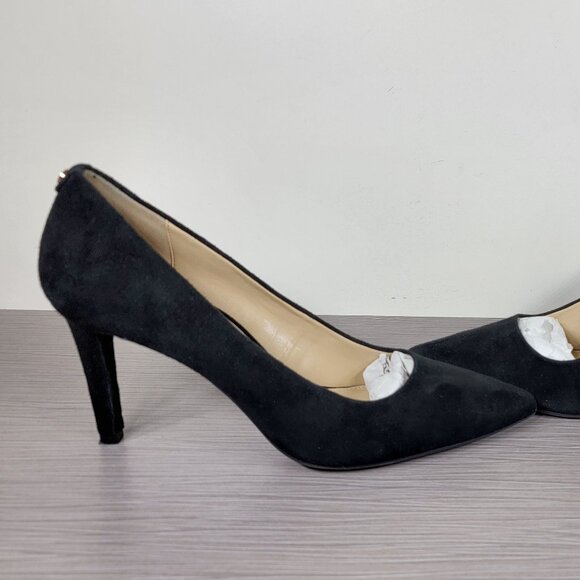 Michael Michael Kors Pointed Toe Flex Pump, Black Suede, Womens Size 8.5 M / 39 - Picture 7 of 12